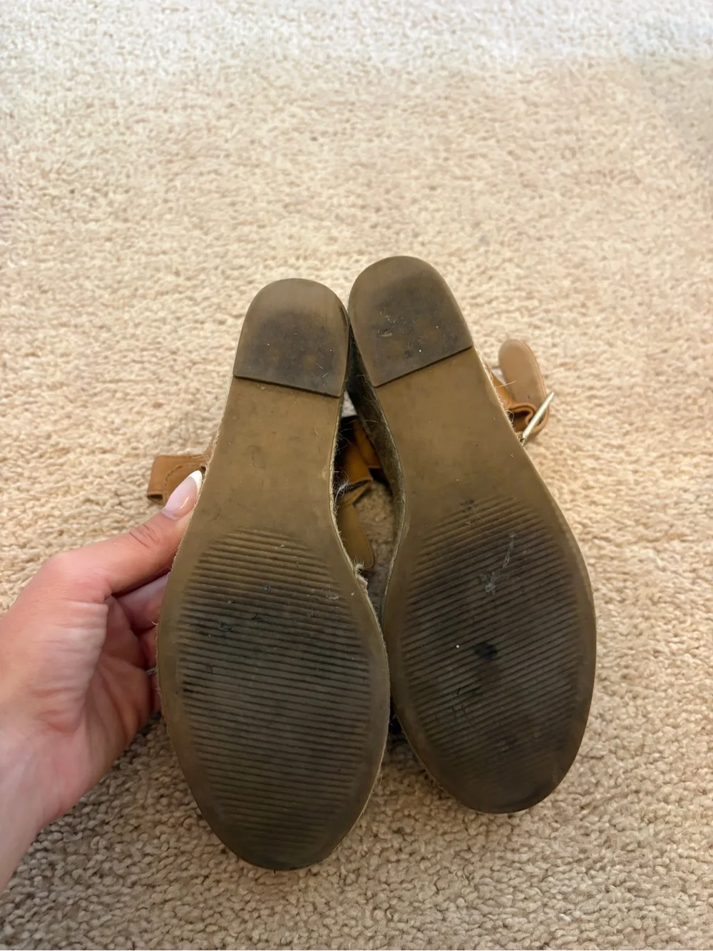 Steve Madden Tan Wedge Sandals